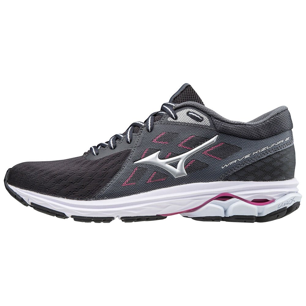 Mizuno Women's Running Shoes Wave Kizuna 2 Silver - ZNQLHAV-05